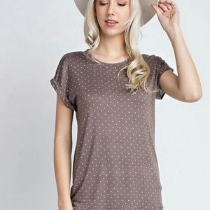 Polka dot tee